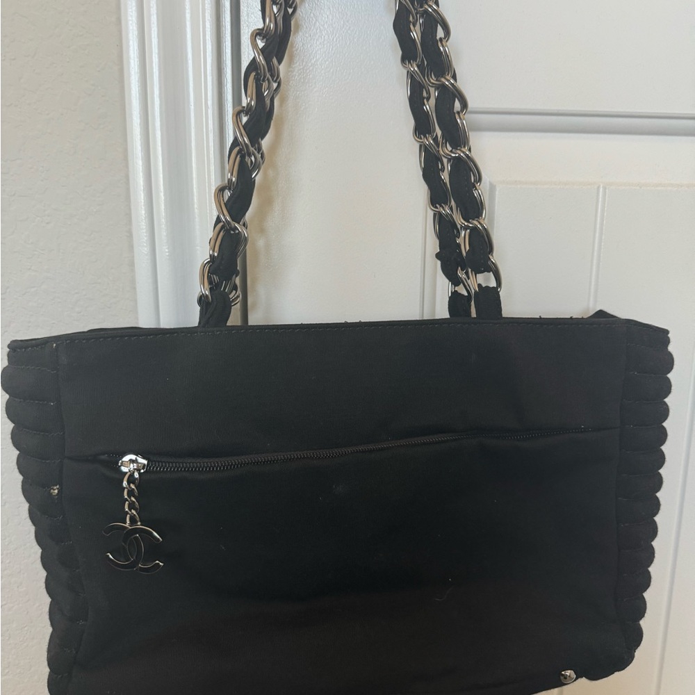 Black Chanel bag